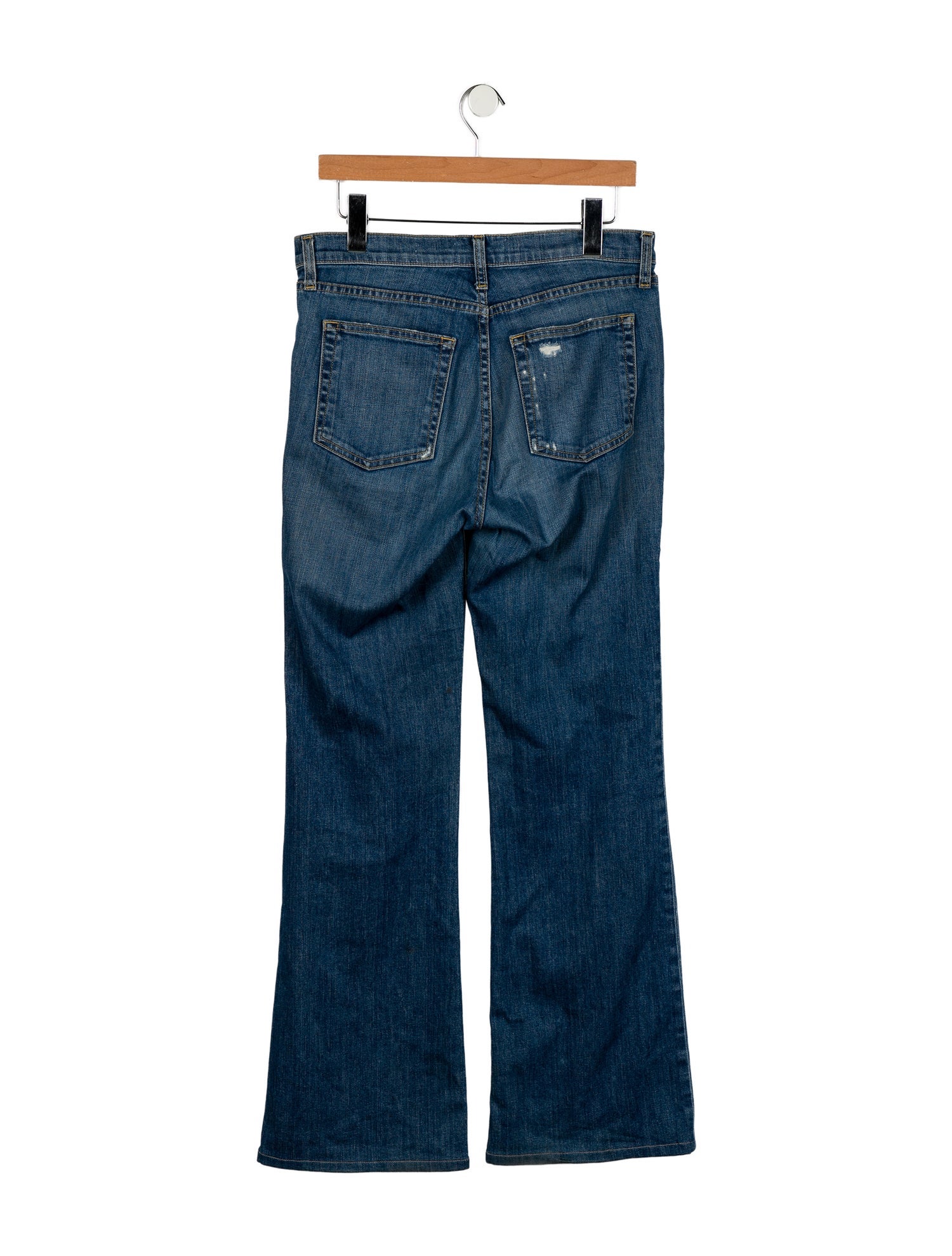 Nili Lotan Mid-Rise Wide Leg Jeans